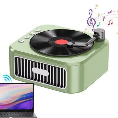 Speaker Record Player Portable Noise Retro Turntable Speaker Sleep Aid Speaker Bluetooths Speaker Alarm Clock Mini Record Player